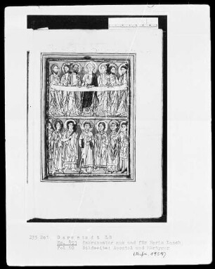 Laacher Sakramentar — Apostel und Märtyrer, Folio 10recto