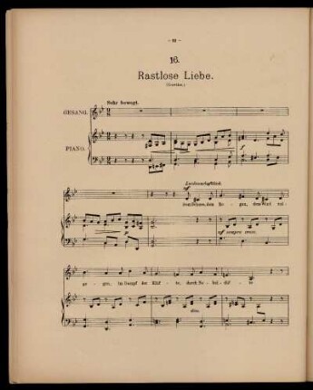 Rastlose Liebe (op. 17)