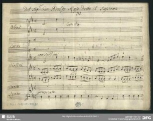 Tito Vespasiano. Excerpts - Mus.2477-F-110,31 : S, orch, bc