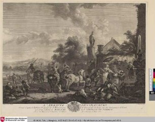 L'Arrivée des Chasseurs; [Ankunft der Jäger]