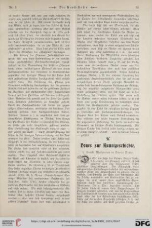 6: Neues zur Kunstgeschichte