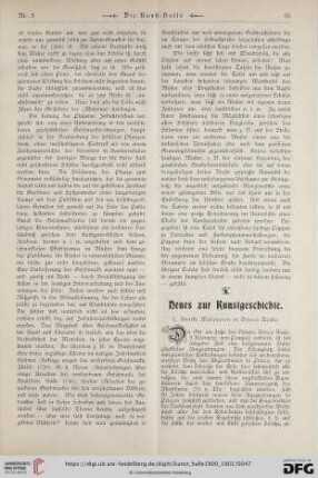6: Neues zur Kunstgeschichte