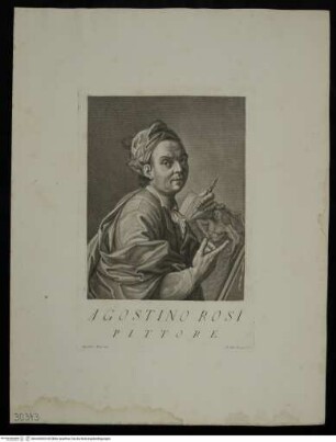 Selbstporträt Agostino Rosi