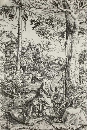 Heiliger Hieronymus in der Wüste