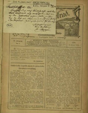 Das Flügelrad / 6. Jahrgang 1902