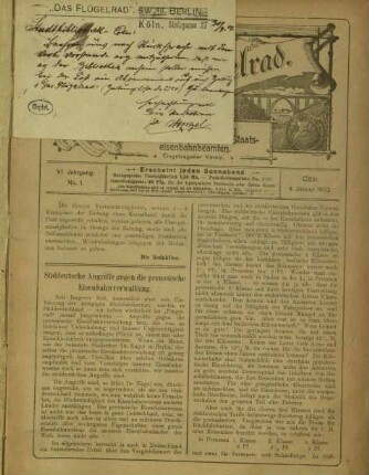 Das Flügelrad / 6. Jahrgang 1902