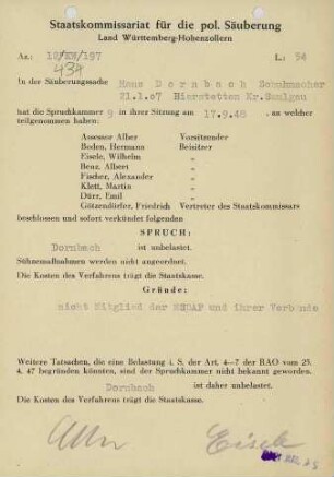Dornbach, Hans