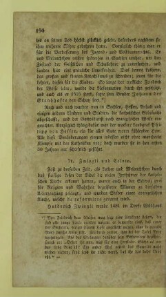 71. Zwingli und Calvin