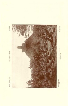 Plate V A. Anurádhapura. Abhayagiri ruins : Section I. Monastery A.