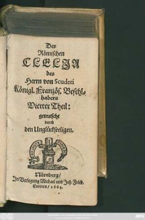 4: Clelia : Eine Römische Geschichte
