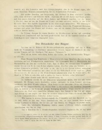 Die Heimkehr der Sieger