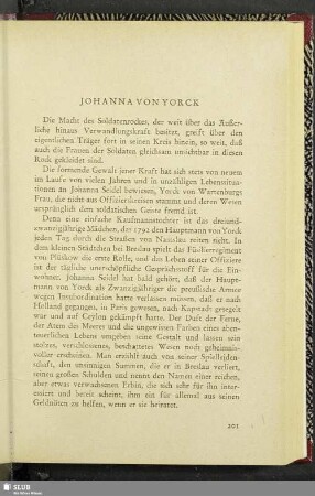 Johanna von Yorck