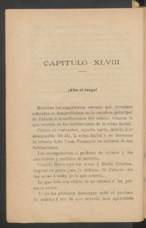 Capítulo XLVIII - ¡Alto el fuego!