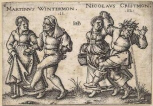 Wintermonat und Christmonat, aus der Folge: Das Bauernfest oder die zwölf Monate