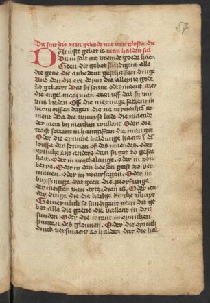 Auslegung der Zehn Gebote, moselfrk.
