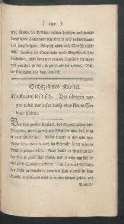 Sechszehntes Kapitel.