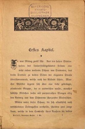 Vornehme Geister : Roman, 1