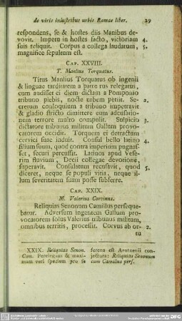 Cap. XXVIII. T. Manlius Torquatus