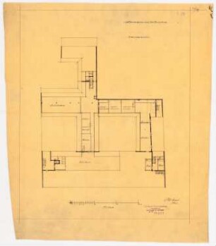 Nationalbank für Deutschland, Berlin: Grundriss Dachgeschoss 1:200