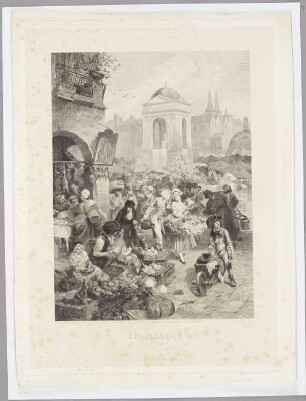 Une marché (dix-huitième siècle)
