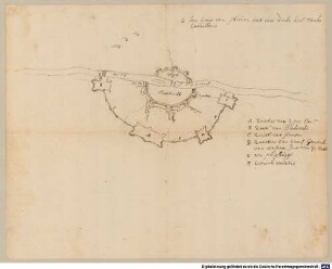 Plan der Belagerung der Festung Maastricht 1632 - BSB Cod.icon. 220 e