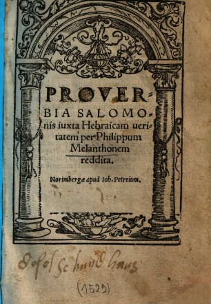 Proverbia Salomonis