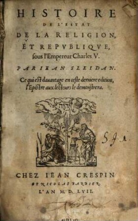 Histoire de l'estat de la réligion et république sous l'empereur Charles V