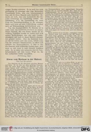 6: Etwas vom Horizont in der Malerei