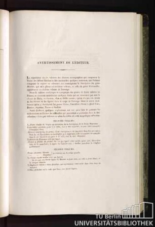Avertissement de l'èditeur.
