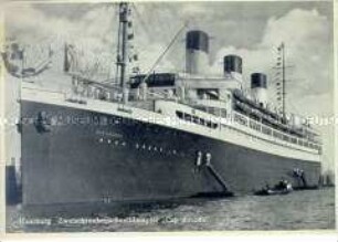 Ansicht des Dampfers "Cap Arcona"