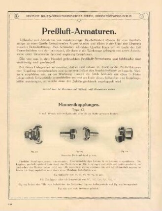 Preßluft-Armaturen