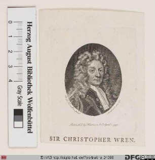 Bildnis Christopher Wren (1673 Sir)