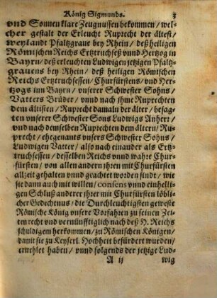 Ordnung vnnd Declaratio König Sigismunds, [et]c. 1414.