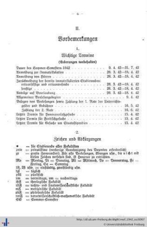 II. Vorbemerkung