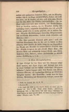 4. Von Kriegsabgaben.