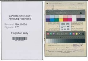Entnazifizierung Willy Fingerhut , geb. 19.02.1915 (Werkschutzmann)