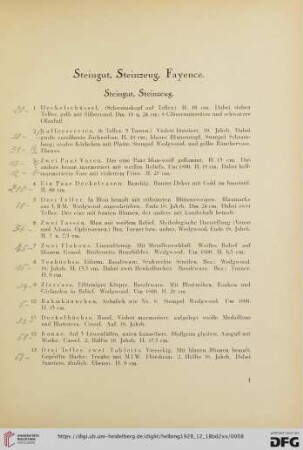 Sammlung von Dr. Paul v. Ostermann (Nr. 1-999)