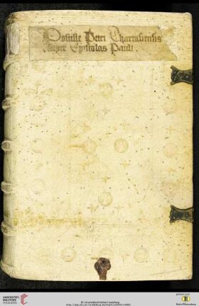 Postillla in epistulas s. Pauli
