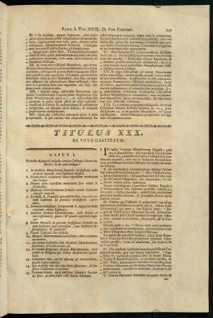 295-304, Titulus XXX. De Voto Castitatis.