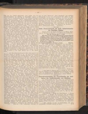 Generalversammlung des Gauverbandes der kath. Lehrer des Industriebezirks von Westfalen