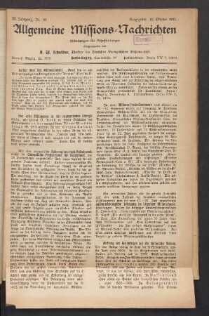 No. 10. 10. Oktober 1917