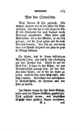Von den Samojeden