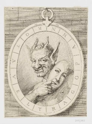 Satyr mit Maske
