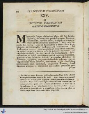 XXV - XXVI.