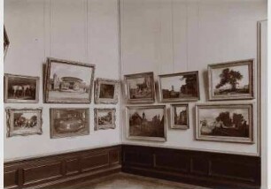 Blick in die Ausstellung der Nationalgalerie, Raum 22