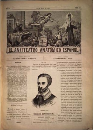 El anfiteatro anatómico español. 1/3. 1873/75