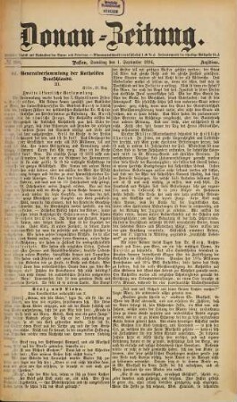 Donau-Zeitung. 1894,9/10 = Jg. 104