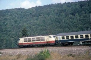 Treuchtlingen Mattenmühle Lok 103 153 IC UIC-X-Wagen