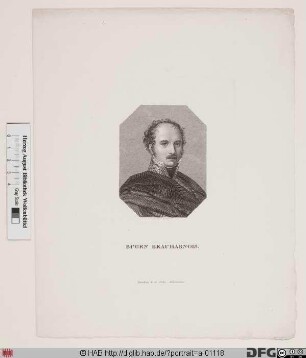 Bildnis Eugène-Rose de Beauharnais, 1815 Herzog von Leuchtenberg u. Fürst von Eichstätt