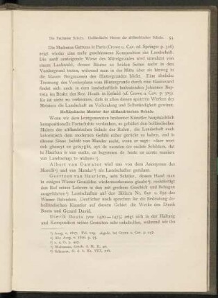 Holländische Meister der altflandrischen Schule.